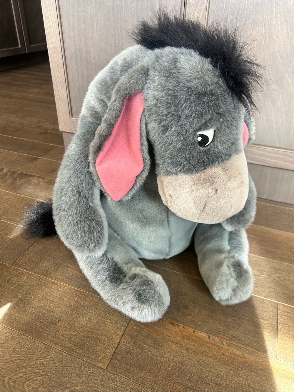 Disney vintage Large Eeyore Plush with removable tail
